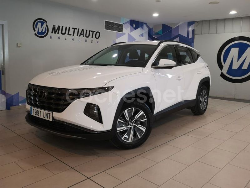Blanco Usado 2021 Hyundai Tucson SUV | 28.490 € (Un poco caro) - Imagen 1/4