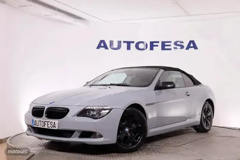 Usado BMW 630 Cabriolet 272 CV (200 kW) 2010 Gris / plata Descapotable