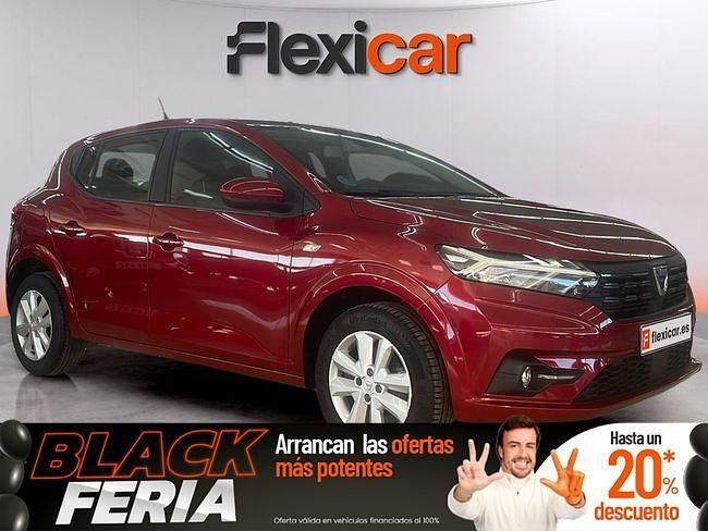 Rojo Usado 2022 Dacia Sandero Comfort Berlina | 10.290 € (Super precio) - Imagen 1/4