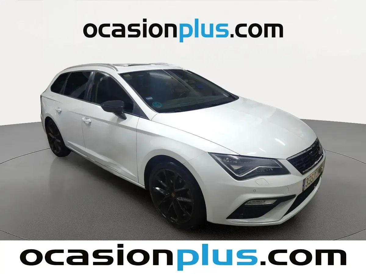 Usado Seat Leon FR 184 CV (135 kW) 2017 Blanco Monovolumen