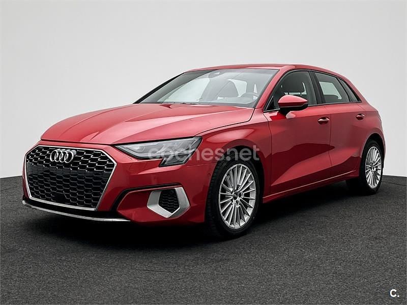 Usado Audi A3 Advanced Plus 110 CV (80 kW) 2022 Rojo Berlina
