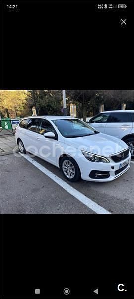 Usado Peugeot 308 SW Business-Line 100 CV (73 kW) 2020 Blanco Familiar