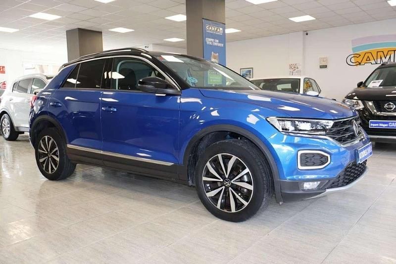 Azul Usado 2021 VW T-Roc Advance SUV | 21.500 € (Precio justo) - Imagen 1/4
