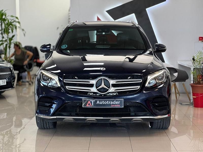 Usado Mercedes GLC220 170 CV (125 kW) 2017 Azul SUV