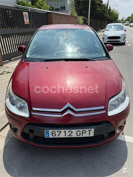 Usado Citroën C4 Exclusive 110 CV (80 kW) 2009 Rojo Berlina