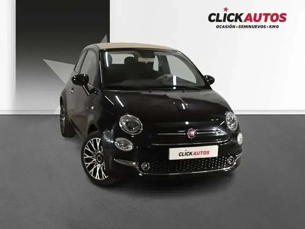 Usado Fiat 500 Dolcevita 71 CV (52 kW) 2023 Negro Descapotable