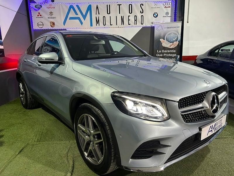 Usado Mercedes GLC220 170 CV (125 kW) 2016 Azul Coupe