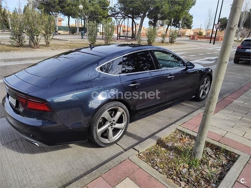 Usado Audi A7 S-Line 272 CV (200 kW) 2018 Negro Berlina