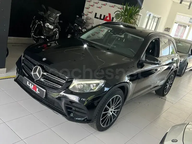 Usado Mercedes GLC250 204 CV (150 kW) 2017 Negro SUV