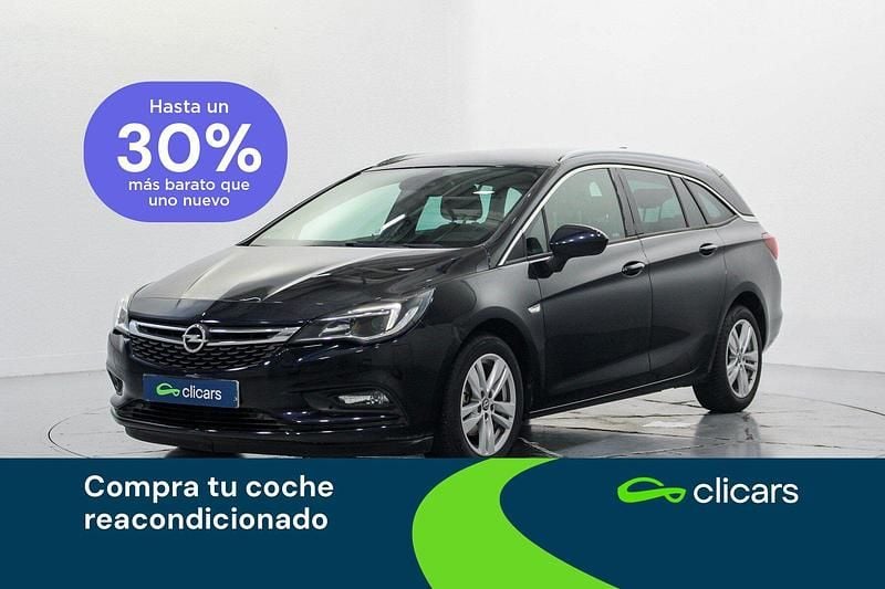 Azul Usado 2018 Opel Astra Dynamic Familiar | 9790 € (Precio justo) - Imagen 1/4