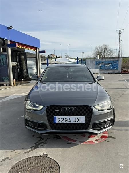 Usado Audi A4 S-Line 177 CV (130 kW) 2014 Gris / plata Familiar