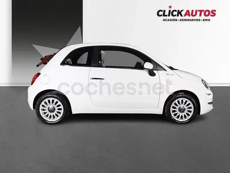 Usado Fiat 500C Dolcevita 70 CV (51 kW) 2021 Blanco Descapotable