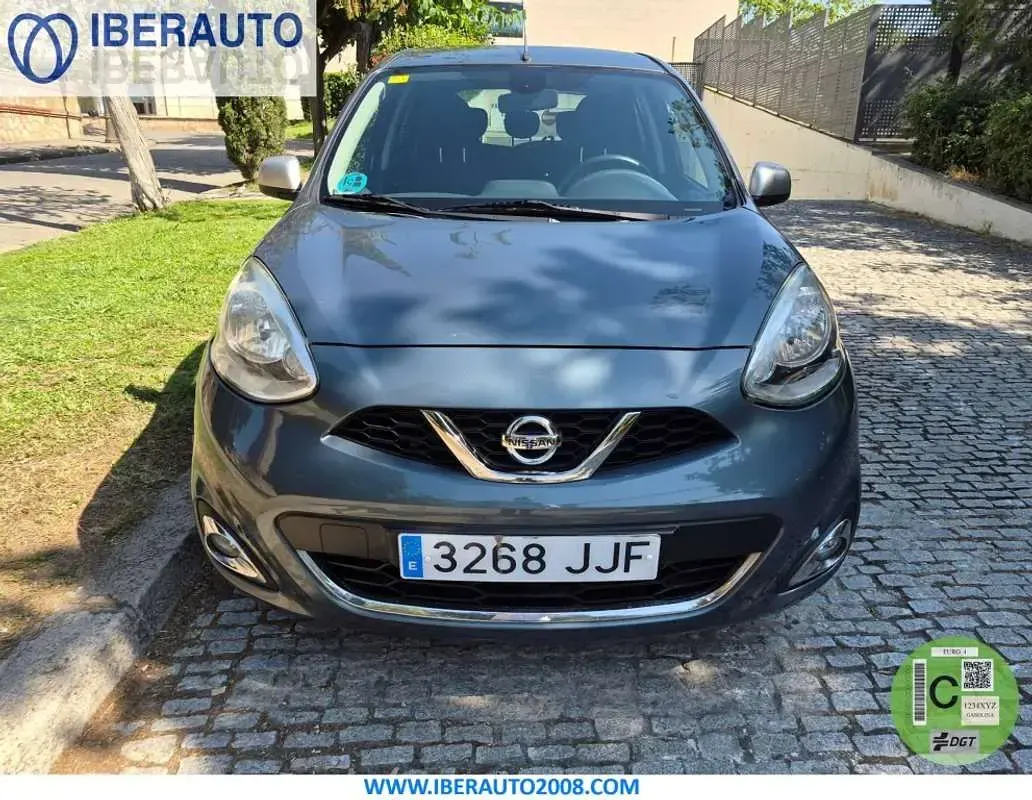 Usado Nissan Micra N-TEC 80 CV (58 kW) 2015 Gris Utilitario