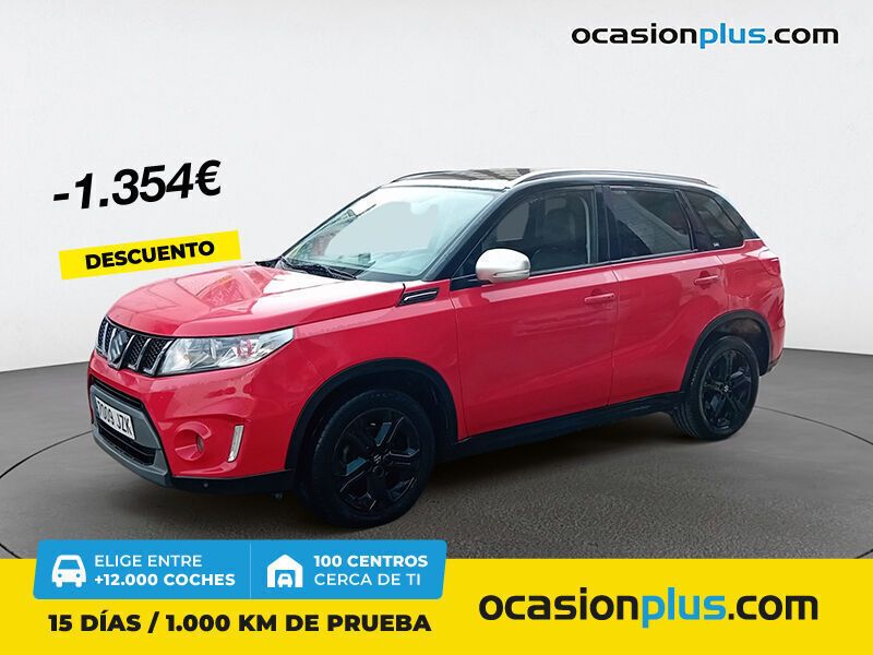Rojo Usado 2017 Suzuki Vitara SUV | 14.900 € (Precio justo) - Imagen 1/4