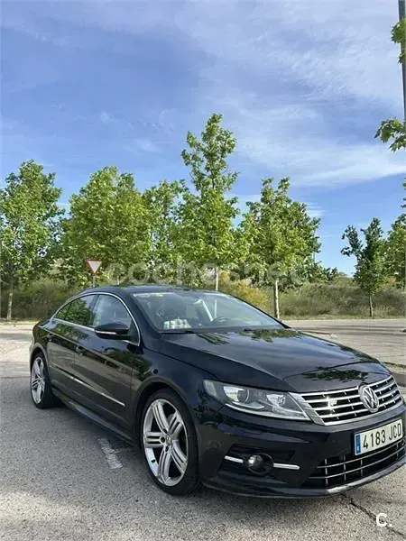 Usado VW CC R-line 140 CV (102 kW) 2015 Negro Berlina