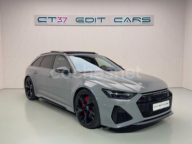 Gris / plata Usado 2022 Audi RS6 Ambiente Familiar | 109.900 € (Precio justo) - Imagen 1/4