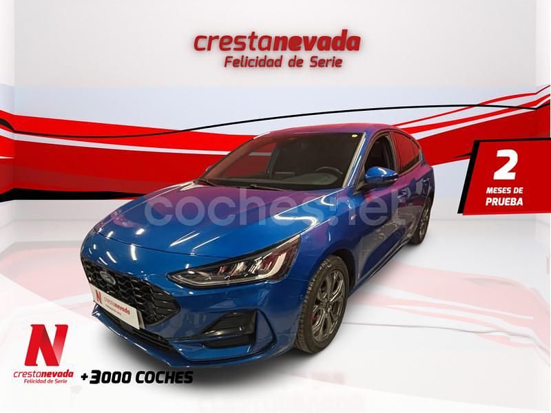 Azul Usado 2023 Ford Focus ST-Line Berlina | 17.990 € (Precio justo) - Imagen 1/4