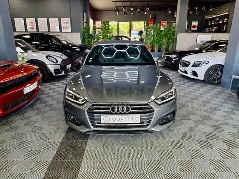 Usado Audi A5 Cabriolet 190 CV (139 kW) 2019 Gris / plata Descapotable