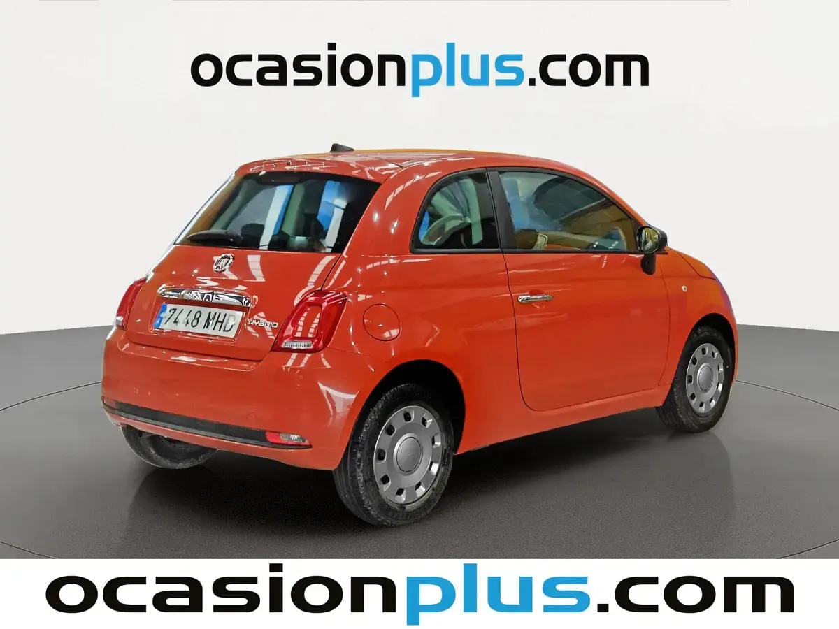 Usado Fiat 500 71 CV (52 kW) 2023 Naranja Utilitario