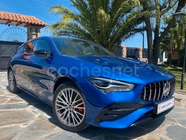 Azul Usado 2023 Mercedes CLA250e Berlina | 35.800 € (Buen precio) - Imagen 1/4