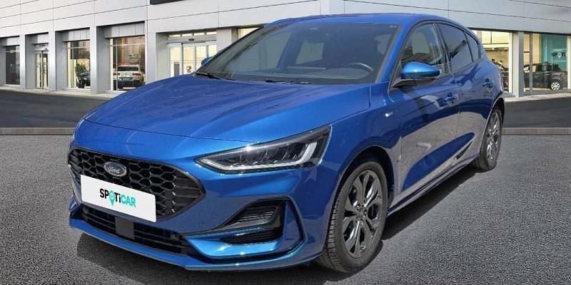 Azul Usado 2023 Ford Focus ST-Line | 18.300 € (Precio justo) - Imagen 1/4