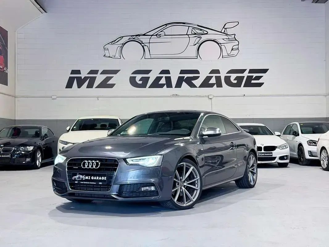 Usado Audi A5 S-Line 225 CV (165 kW) 2014 Gris Coupe