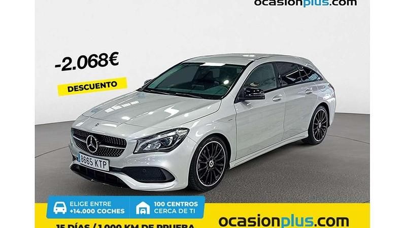 Plateado Usado 2019 Mercedes CLA200 Shooting Brake Familiar | 20.682 € (Super precio) - Imagen 1/4