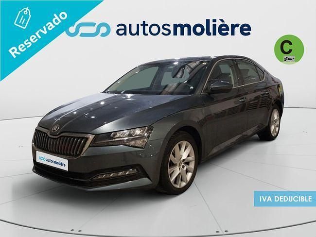 Usado Skoda Superb Ambition 150 CV (110 kW) 2020 Gris Familiar