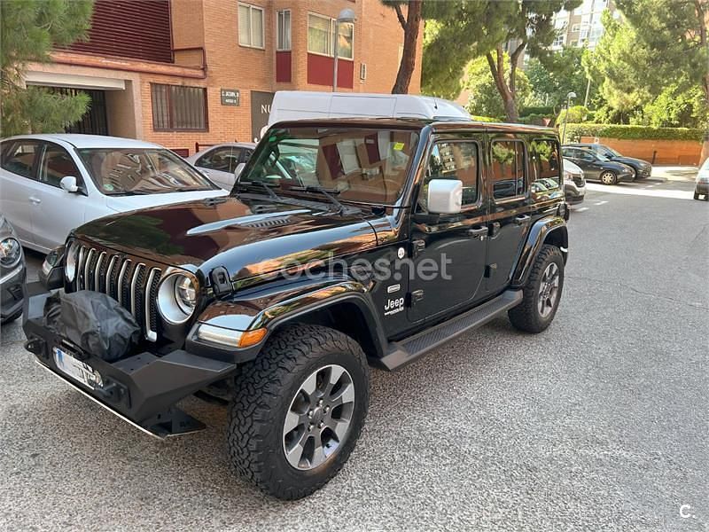Negro Usado 2019 Jeep Wrangler Sahara SUV | 39.900 € (Super precio) - Imagen 1/4
