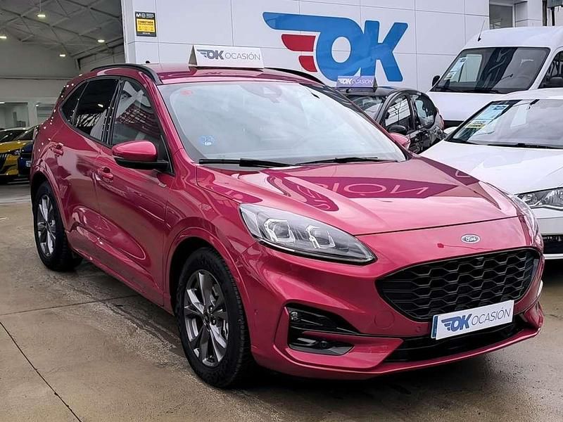Rojo Usado 2021 Ford Kuga ST-Line X SUV | 20.500 € (Precio justo) - Imagen 1/4