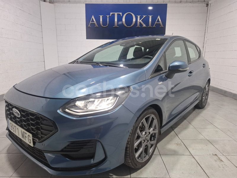 Azul Usado 2023 Ford Fiesta ST-Line Utilitario | 15.900 € (Precio justo) - Imagen 1/4