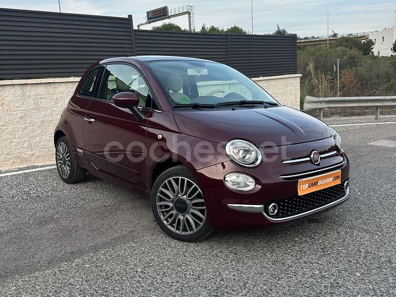 Usado Fiat 500 Lounge 69 CV (50 kW) 2016 Granate Berlina