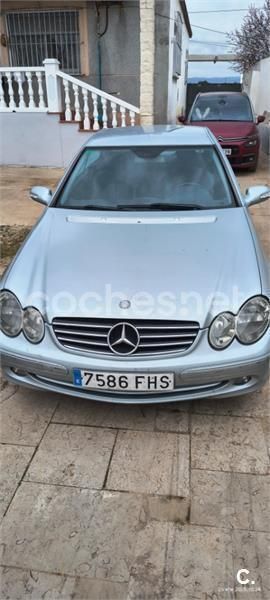 Gris / plata Usado 2005 Mercedes CLK270 Elegance Coupe | 4500 € (Precio justo) - Imagen 1/4