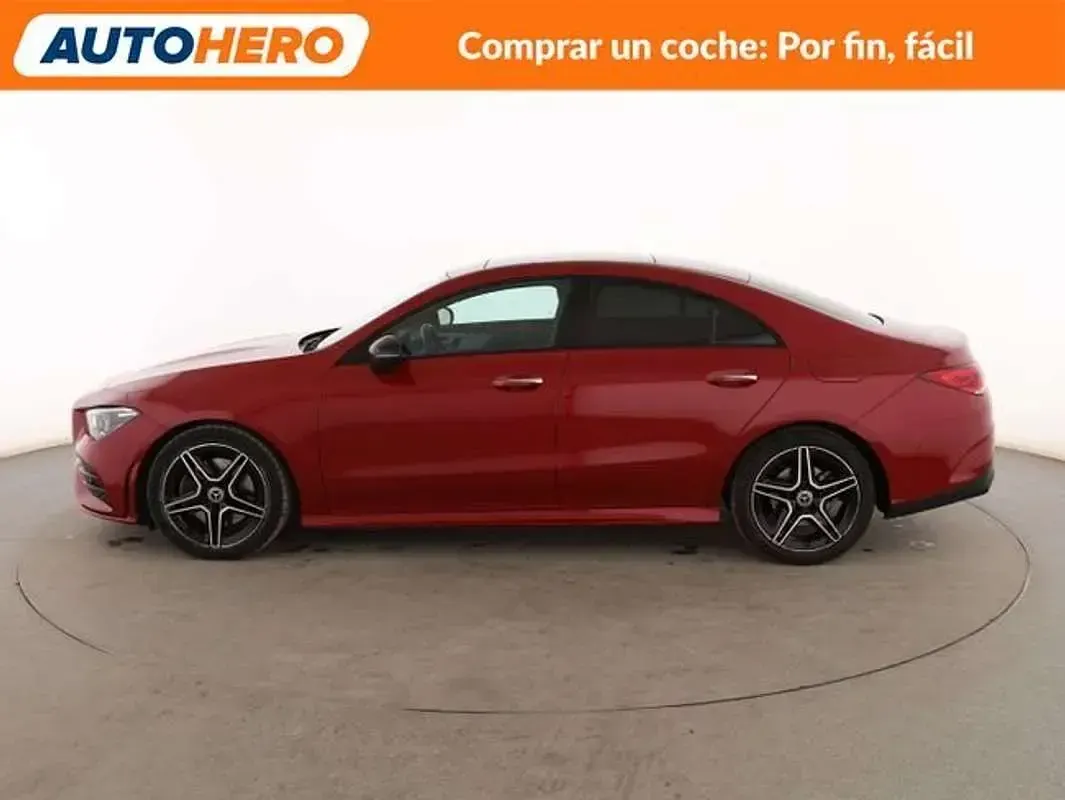 Usado Mercedes CLA220 AMG line 190 CV (139 kW) 2020 Rojo Coupe