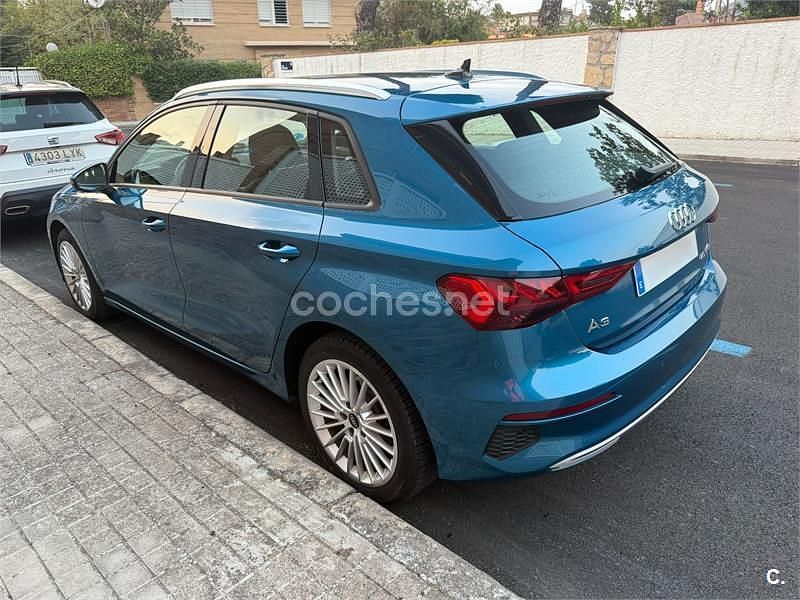 Usado Audi A3 Advanced Plus 204 CV (150 kW) 2021 Azul Berlina