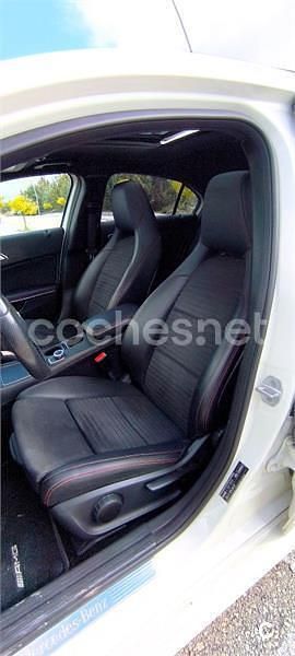 Usado Mercedes A200 AMG line 136 CV (100 kW) 2016 Blanco Berlina