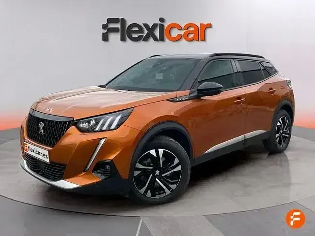 Usado Peugeot 2008 GT-line 130 CV (95 kW) 2020 Naranja SUV