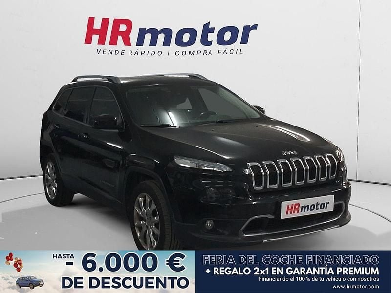 Negro Usado 2015 Jeep Cherokee Limited SUV | 15.980 € (Precio justo) - Imagen 1/4