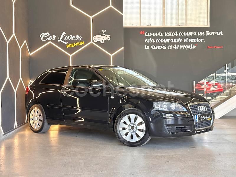 Usado Audi A3 Ambition 105 CV (77 kW) 2006 Negro Berlina