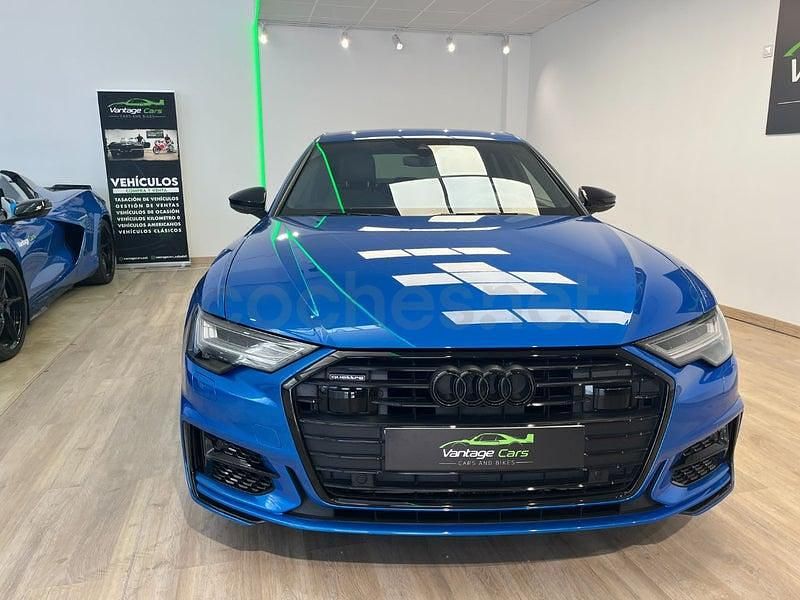 Usado Audi A6 S-Line 340 CV (250 kW) 2021 Azul Berlina