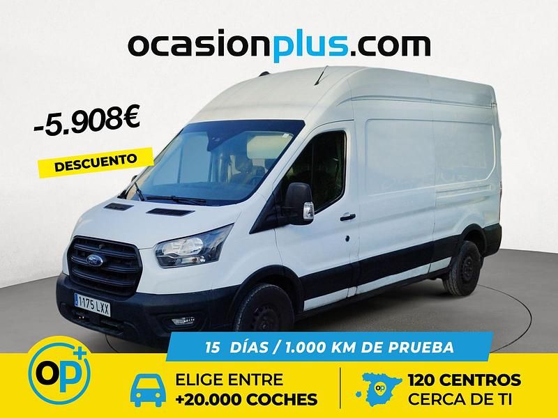 Blanco Usado 2022 Ford Transit Trend Berlina | 26.490 € (Caro) - Imagen 1/4
