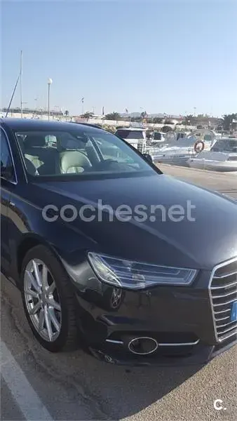 Usado Audi A6 S-Line 272 CV (200 kW) 2015 Azul Familiar
