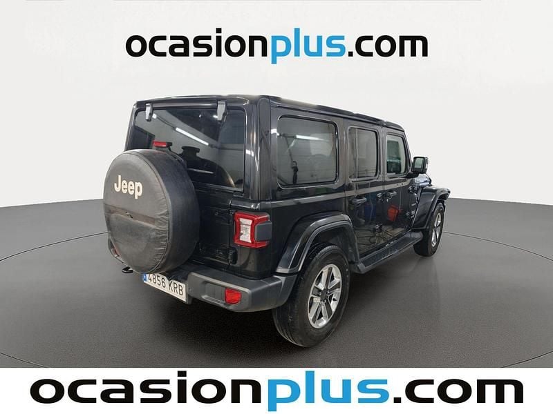 Usado Jeep Wrangler Unlimited Sahara 200 CV (147 kW) 2018 Negro SUV
