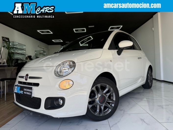 Blanco Usado 2015 Fiat 500 Berlina | 8990 € (Precio justo) - Imagen 1/4