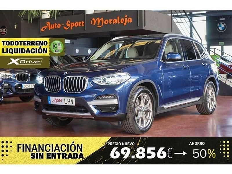 Azul Usado 2020 BMW X3 Sport Line SUV | 31.900 € (Precio justo) - Imagen 1/4