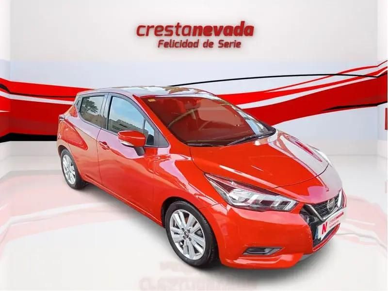 Usado Nissan Micra Acenta 101 CV (74 kW) 2020 Rojo Utilitario