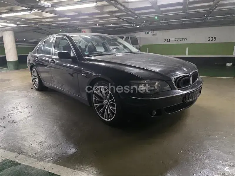 Usado BMW 730 231 CV (169 kW) 2008 Negro Berlina