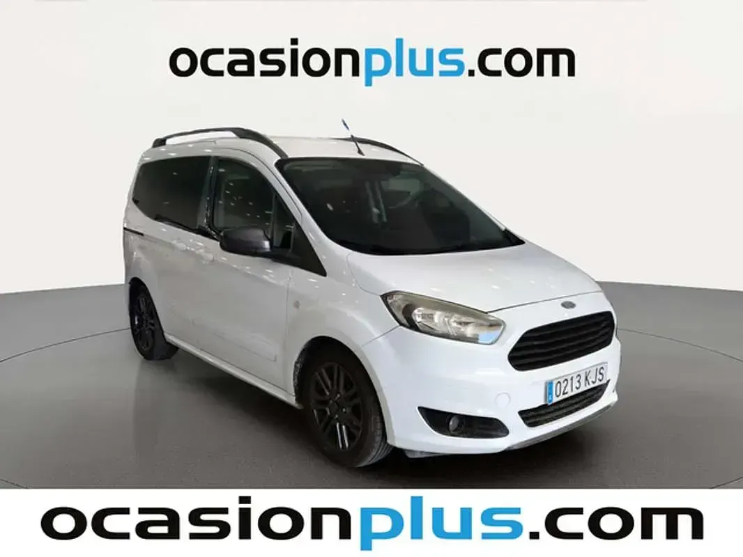 Usado Ford Tourneo Courier Sport 102 CV (75 kW) 2018 Blanco Monovolumen