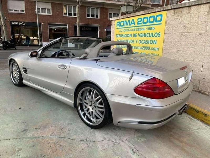 Usado Mercedes SL500 310 CV (228 kW) 2001 Gris / plata Descapotable