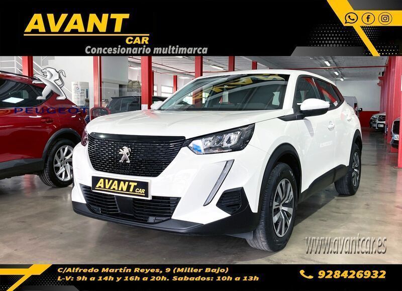 Blanco Usado 2021 Peugeot 2008 Active SUV | 14.900 € (Precio justo) - Imagen 1/4